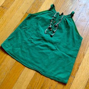 Janie and Jack Gauzy Halter Tank Top